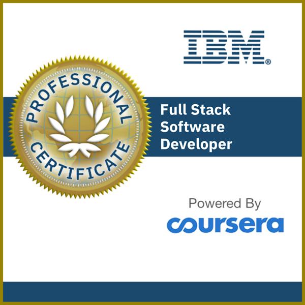 IBM Full Stack Software Developer Professional Certificate